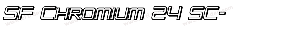 SF Chromium 24 SC字体转换